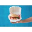 Picture of Fiesta Compostable Bagasse Burger Boxes with Side Ridges 152mm (Pack of 500)