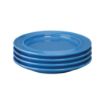 Picture of Olympia Heritage Raised Rim Plates Blue 253mm (Pack of 4)