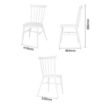 Picture of Bolero Windsor Aluminium White Chairs White (Pack of 4)