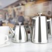 Picture of Olympia Conical Insulated Stainless Steel Teapot with Filter 600ml
