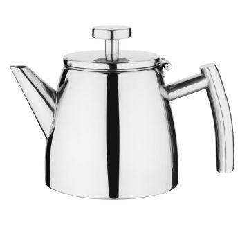 Picture of Olympia Conical Insulated Stainless Steel Teapot with Filter 350ml