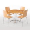 Picture of Bolero Aluminium Four Leg Table Base