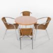Picture of Bolero Aluminium Four Leg Table Base