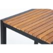 Picture of Bolero Square Steel and Acacia Bar Table 600mm