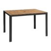 Picture of Bolero Acacia Wood and Steel Rectangular Table 1200mm