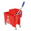 Picture of Jantex Kentucky Red Mop Bucket and Wringer 20Ltr