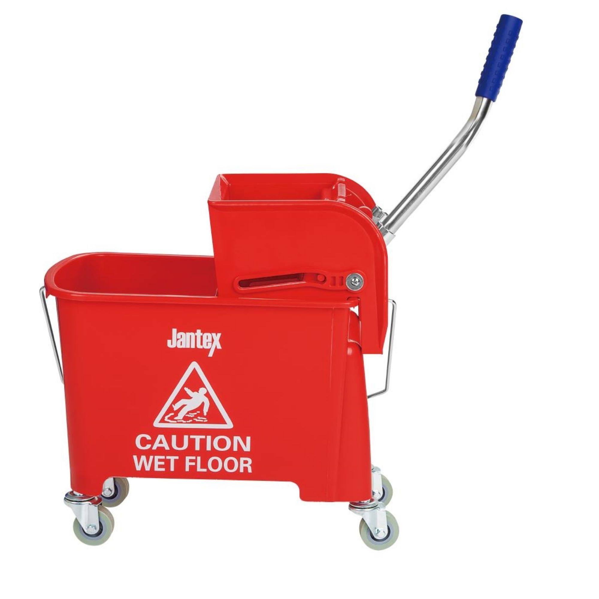 Picture of Jantex Kentucky Red Mop Bucket and Wringer 20Ltr