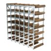 Picture of Wine Rack Dark Wood 42 Bottle