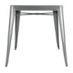 Picture of Bolero Bistro Square Steel Table Gun Metal 668mm