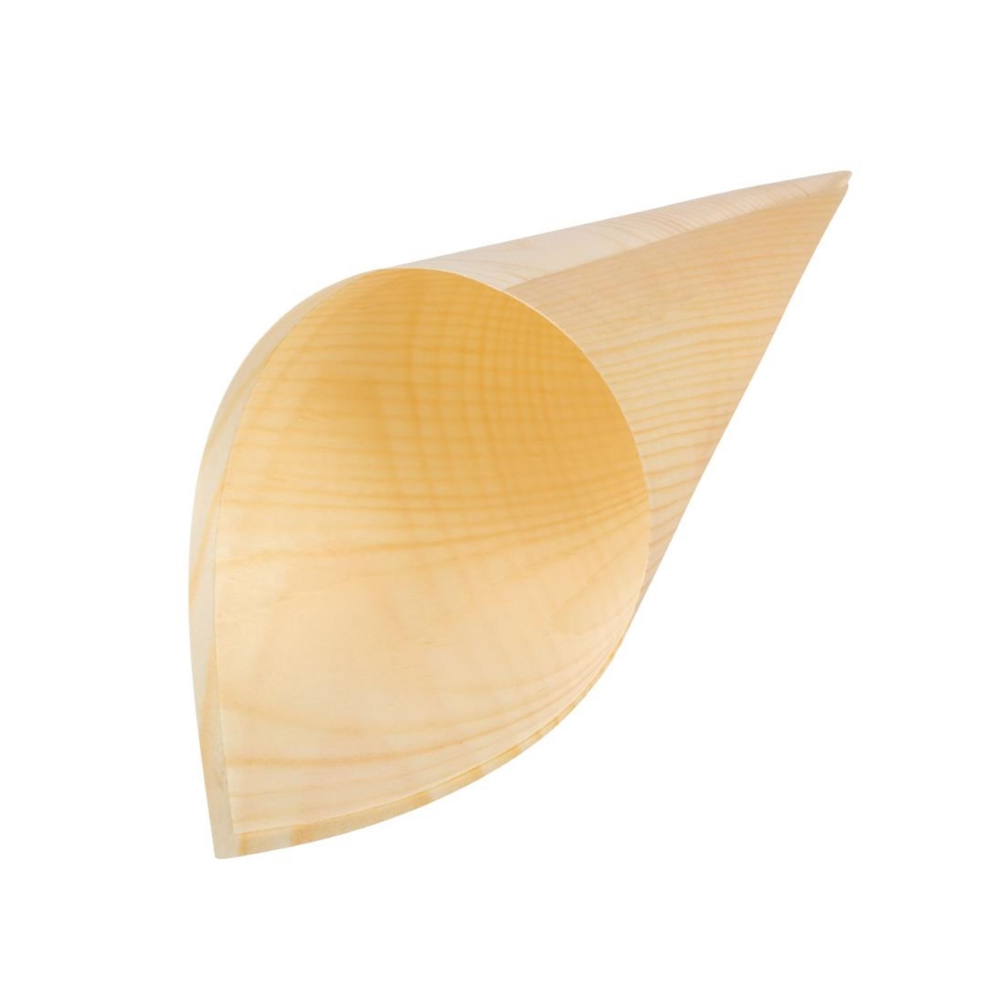 Picture of Fiesta Compostable Wooden Canape Cones 75mm (Pack of 100)