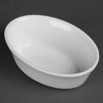 Picture of Olympia Whiteware Oval Pie Bowls 161mm (Pack of 6)