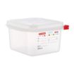 Picture of Araven Polypropylene 1/6 Gastronorm Food Storage Containers 1.7Ltr (Pack of 4)