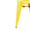 Picture of Bolero Bistro Steel Side Chairs Yellow (Pack of 4)
