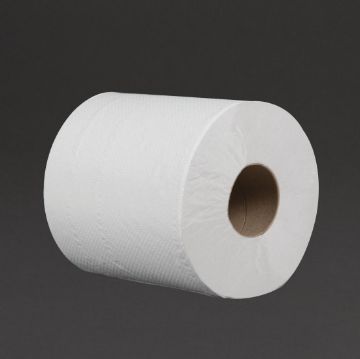 Picture of Jantex Centrefeed White Rolls 2-Ply 120m (Pack of 6)