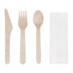 Picture of Fiesta Compostable Wooden Cutlery Meal Pack (Pack of 250)