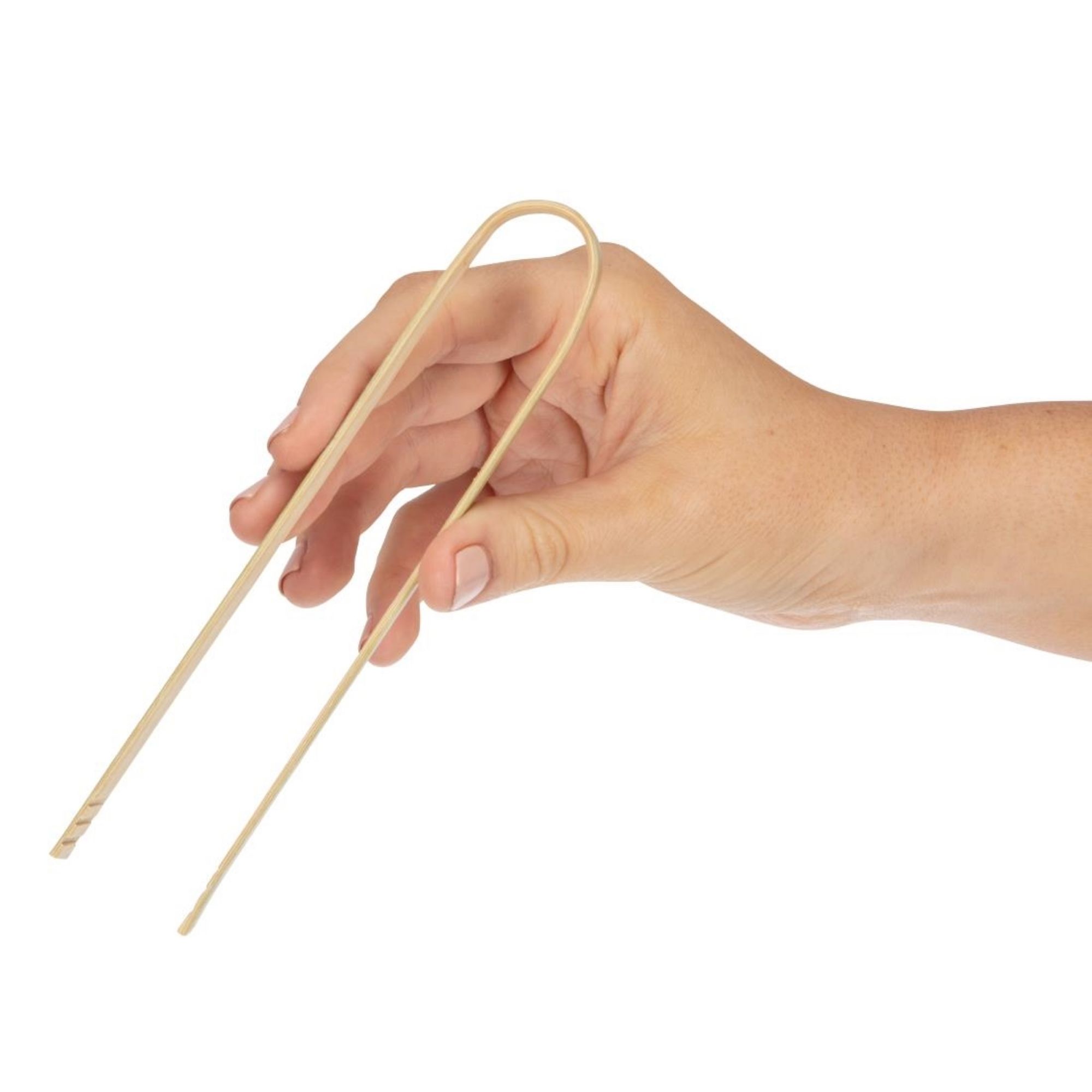 Picture of Fiesta Compostable Mini Bamboo Tongs (Pack of 50)