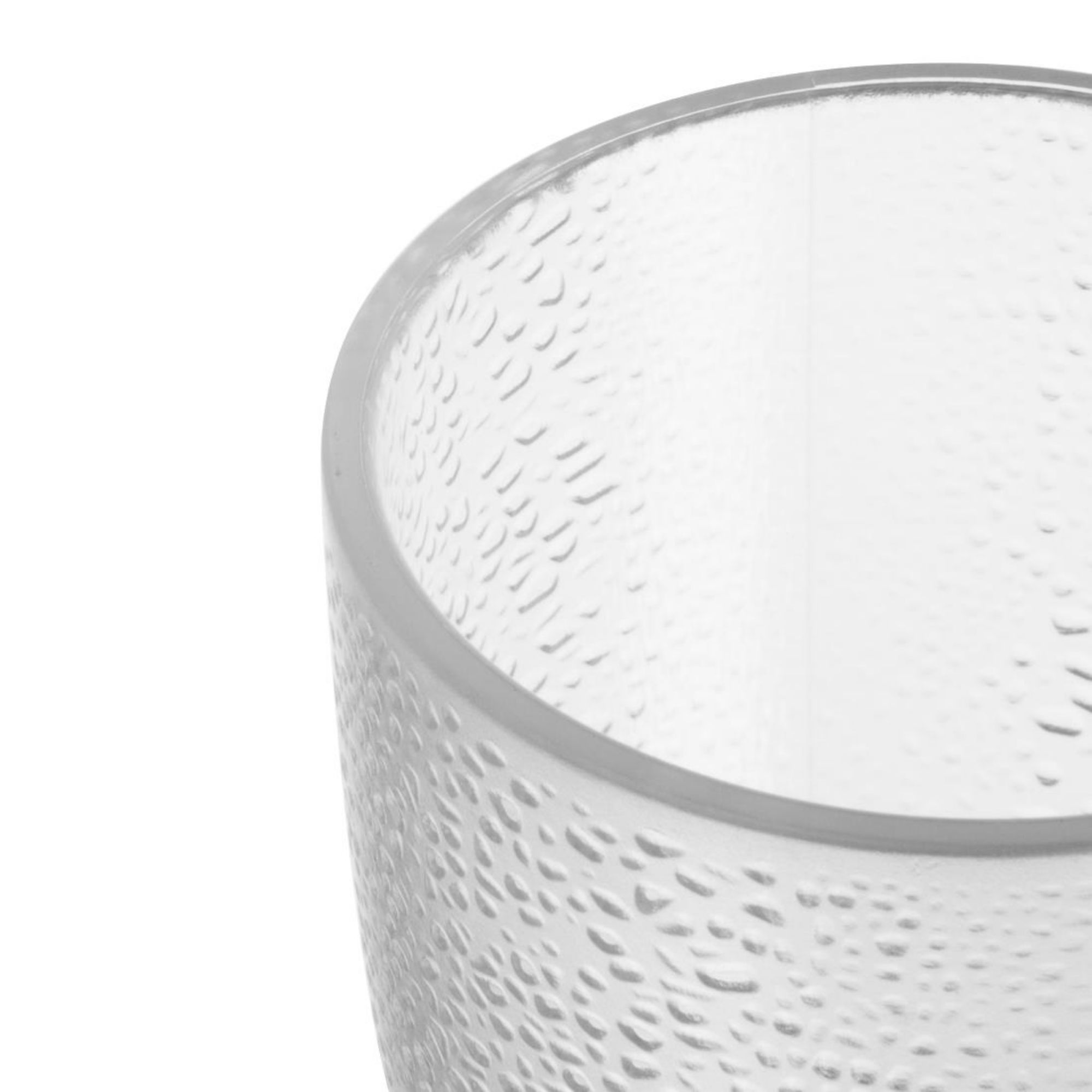 Picture of Olympia Kristallon Polycarbonate Tumbler Pebbled Clear 275ml (Pack of 6)