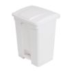 Picture of Jantex Kitchen Pedal Bin White 65Ltr
