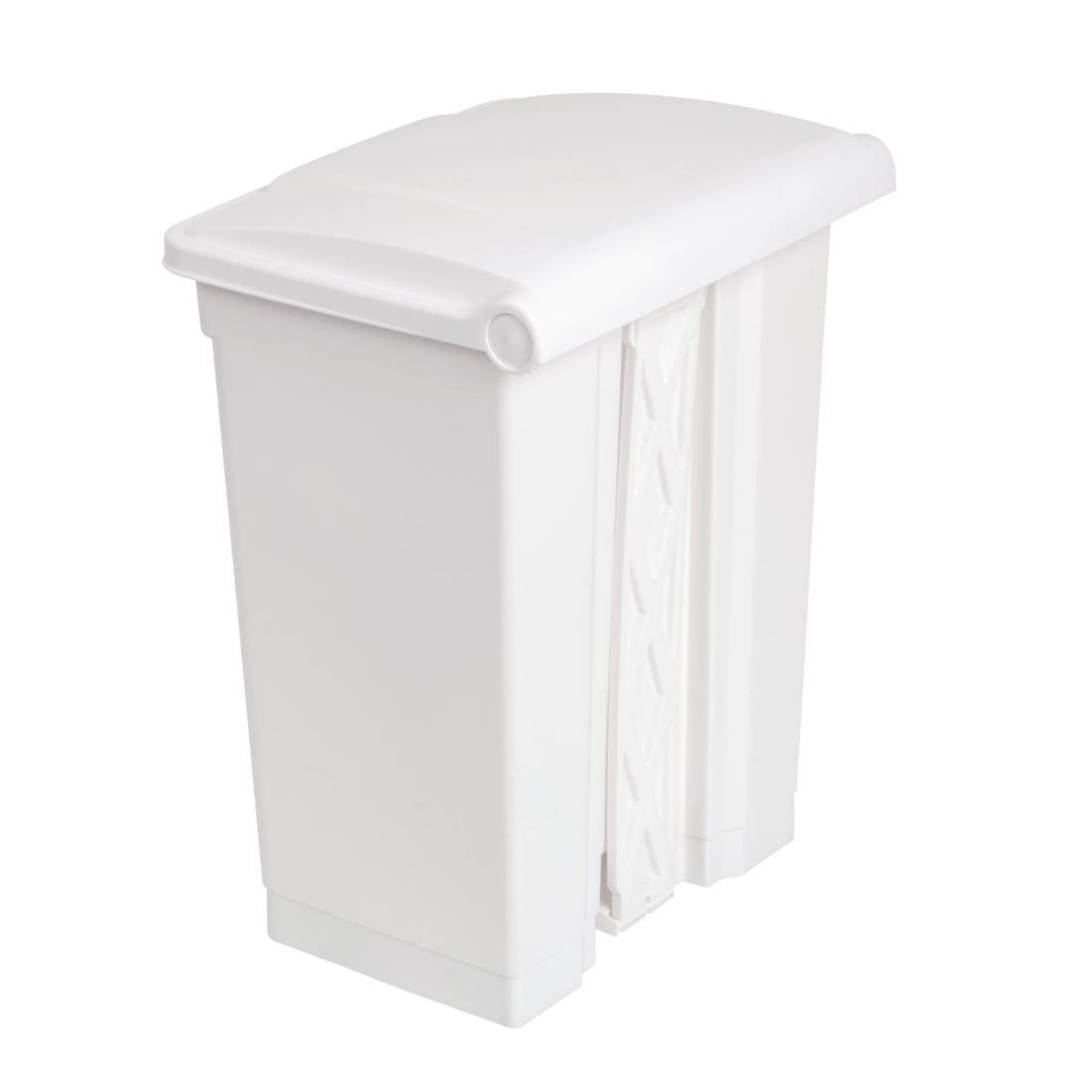 Picture of Jantex Kitchen Pedal Bin White 65Ltr