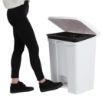 Picture of Jantex Kitchen Pedal Bin White 65Ltr