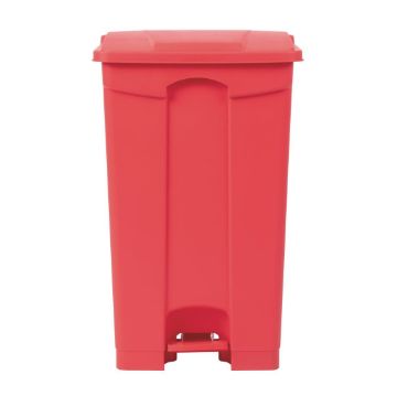 Picture of Jantex Kitchen Pedal Bin Red 87Ltr