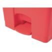 Picture of Jantex Kitchen Pedal Bin Red 87Ltr