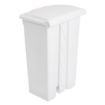 Picture of Jantex Kitchen Pedal Bin White 87Ltr