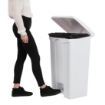 Picture of Jantex Kitchen Pedal Bin White 87Ltr
