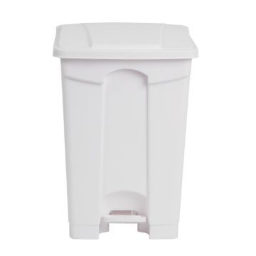 Picture of Jantex Kitchen Pedal Bin White 45Ltr