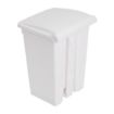 Picture of Jantex Kitchen Pedal Bin White 45Ltr