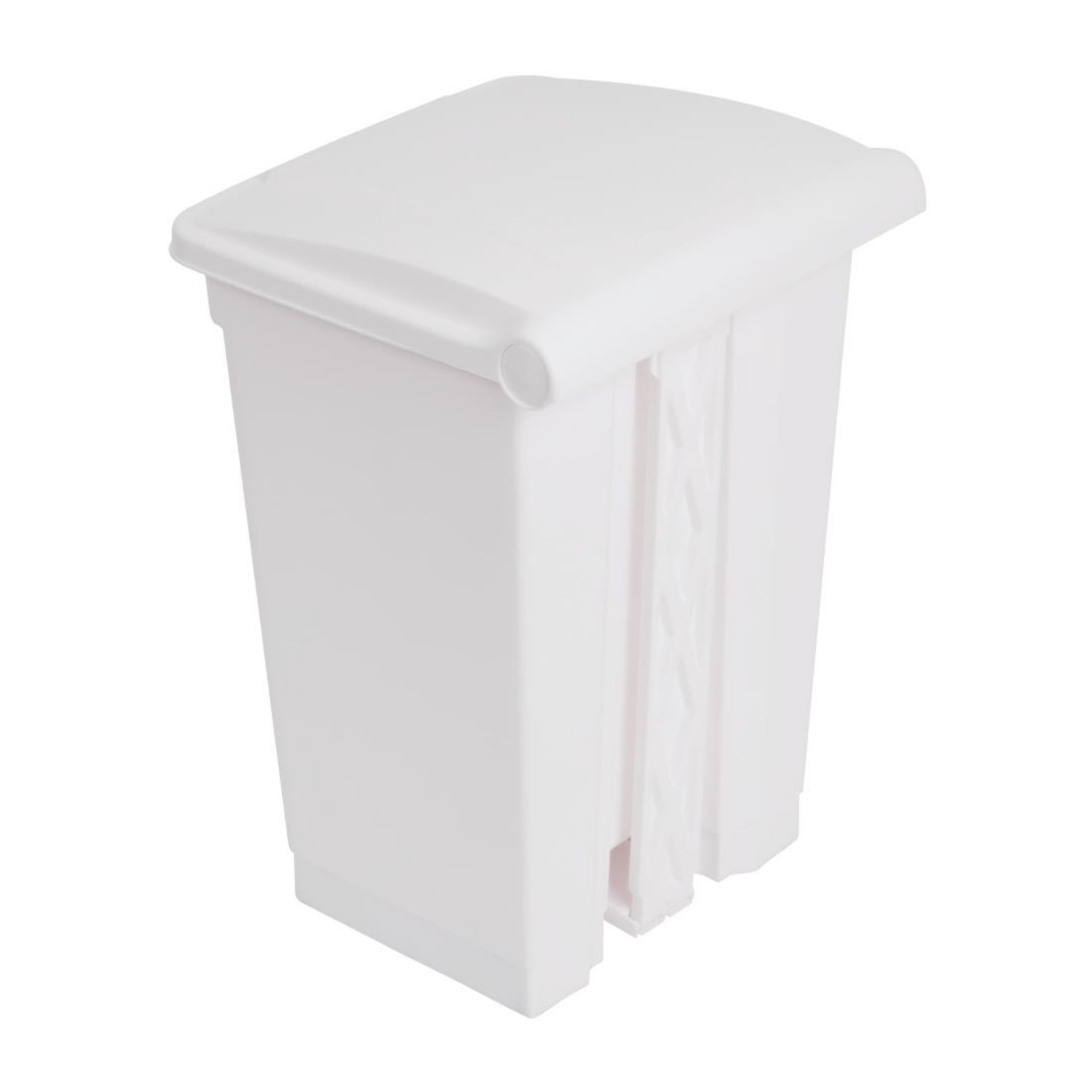 Picture of Jantex Kitchen Pedal Bin White 45Ltr