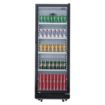 Picture of Nisbets Essentials Upright Display Cooler Black - 346Ltr