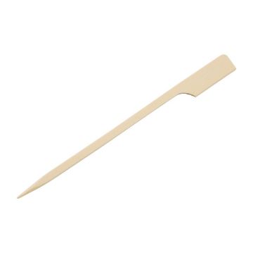 Picture of Fiesta Compostable Bamboo Paddle Skewers 120mm (Pack of 100)