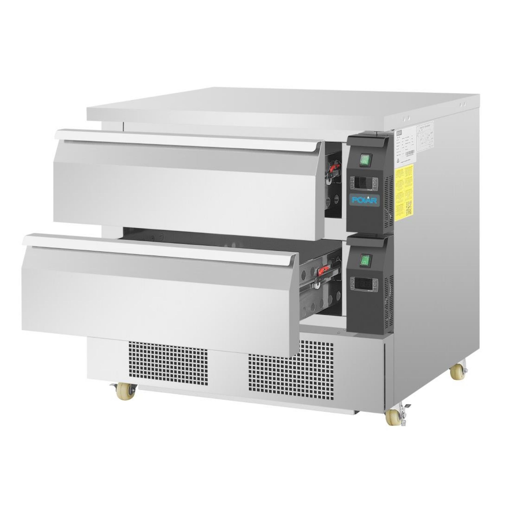 Picture of Polar U-Series Double Drawer Dual Temperature Counter Fridge Freezer 4xGN