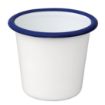 Picture of Olympia Enamel Sauce Cup White and Blue (Pack of 6)