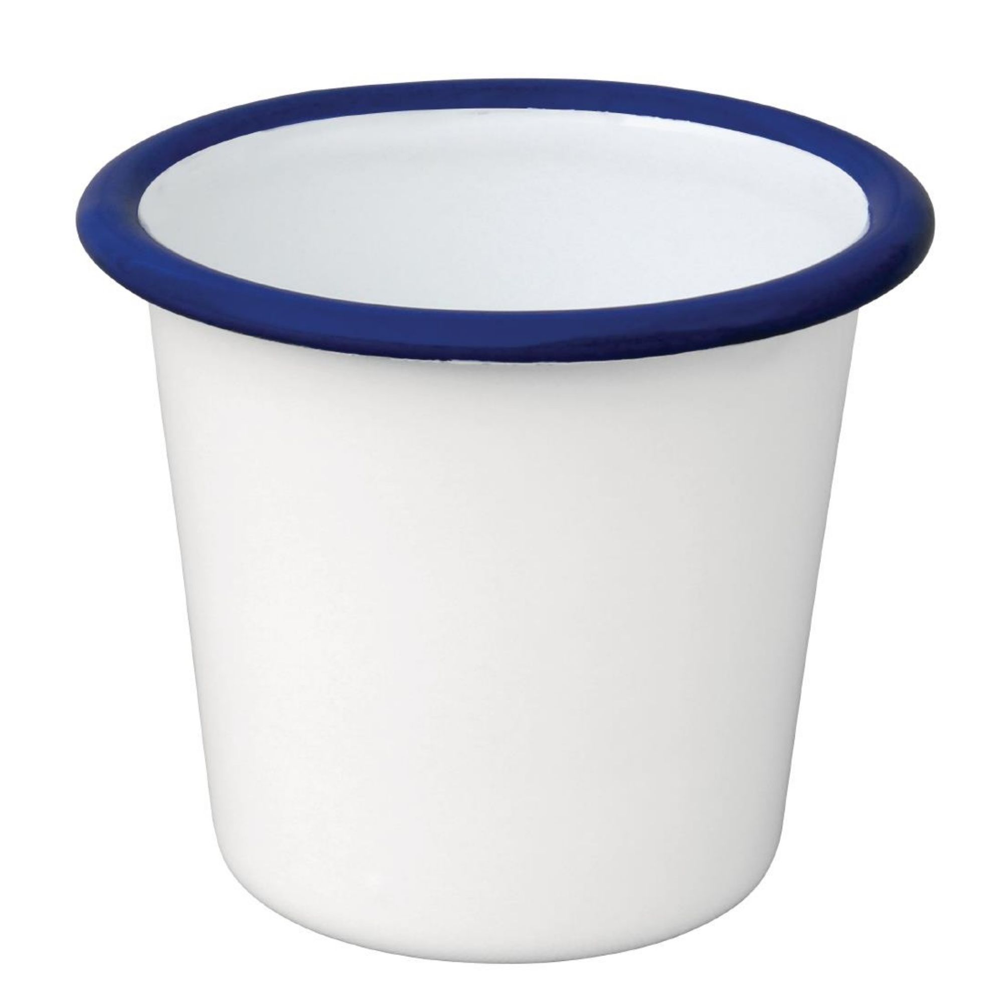Picture of Olympia Enamel Sauce Cup White and Blue (Pack of 6)