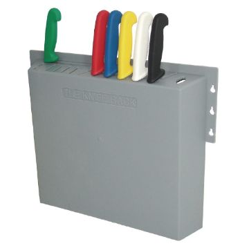 Picture of Hygiplas Knife Wall Rack Plastic 14 Slots
