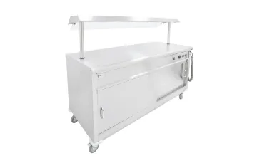 Picture of Parry MSF12G - Mobile Flat Top Servery With Gantry