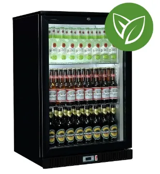 Picture of Sterling Pro Green SP1HC-BK Black Single Door Hinged Bottle Cooler 120 Ltrs / 106 Bottles