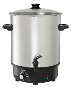 Picture of Bartscher Mulled wine pot, bl.w. canner 30L, SS