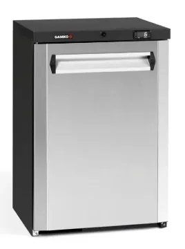 Picture of Gamko Maxiglass MG3/150RCS Right Hand Hinged Undercounter Stainless Steel Bottle Cooler 150 Litres