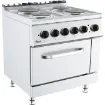 Picture of CombiSteel Base 700 Electric Range 4 Plates Electric Oven