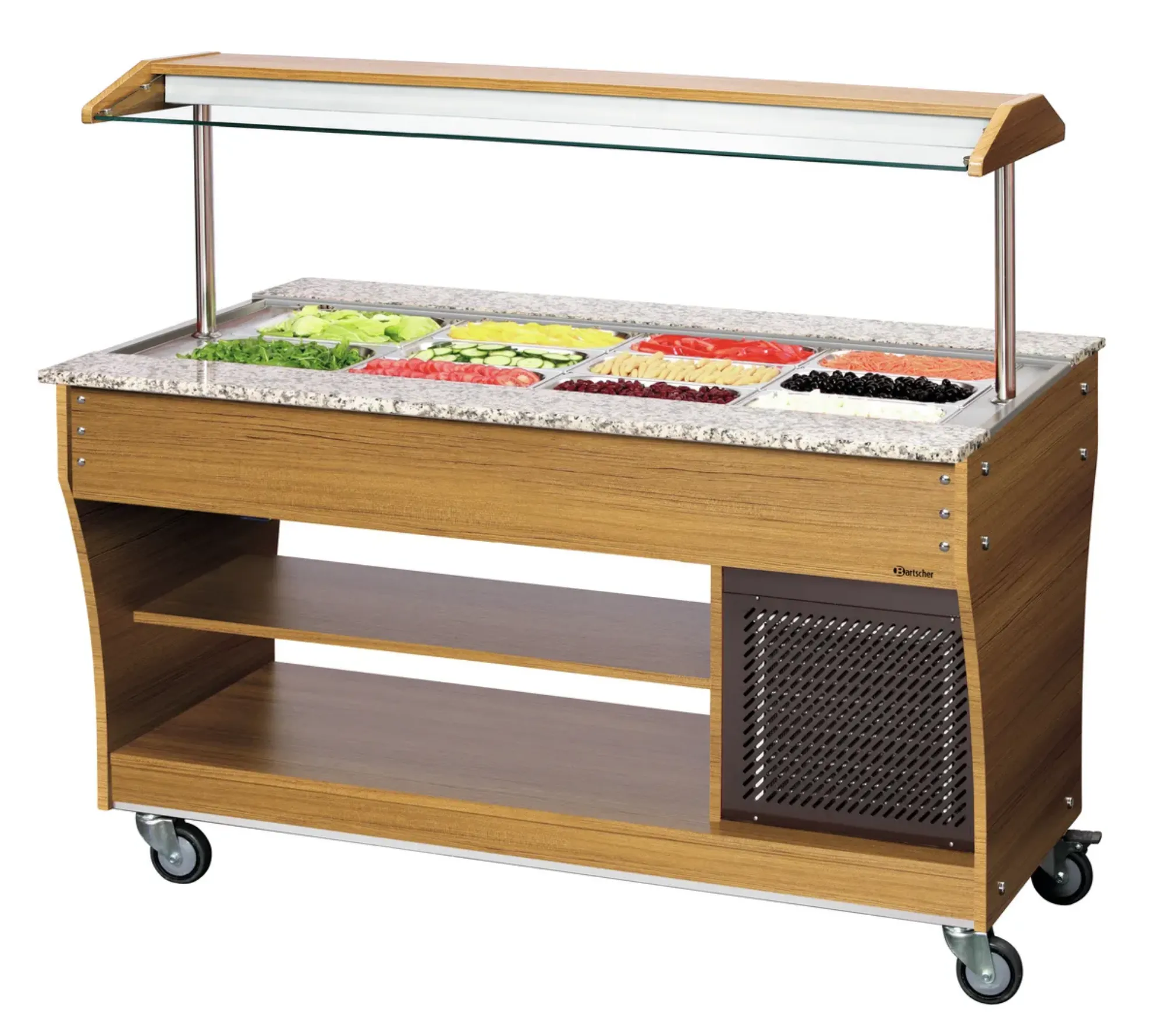 Picture of Bartscher Buffet trolley, cold, 4x 1/1 GN