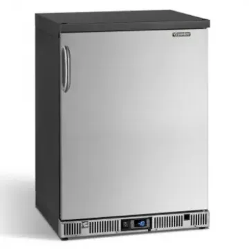 Picture of Gamko GF/100RSCS Right Hand Solid Door Anthracite w/ Stainless Steel Front Bottle Cooler