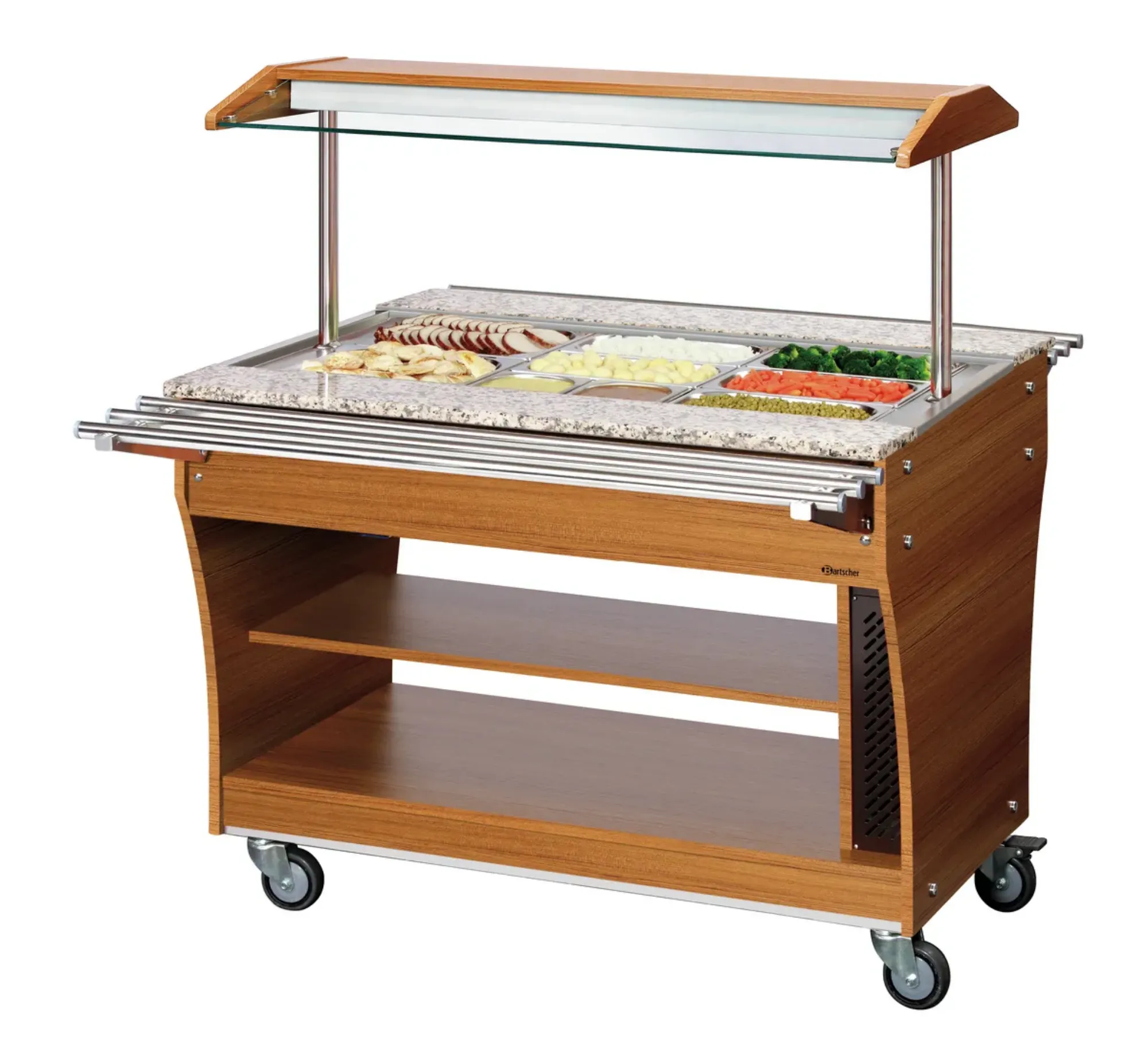 Picture of Bartscher Buffet trolley, hot, 3x 1/1GN