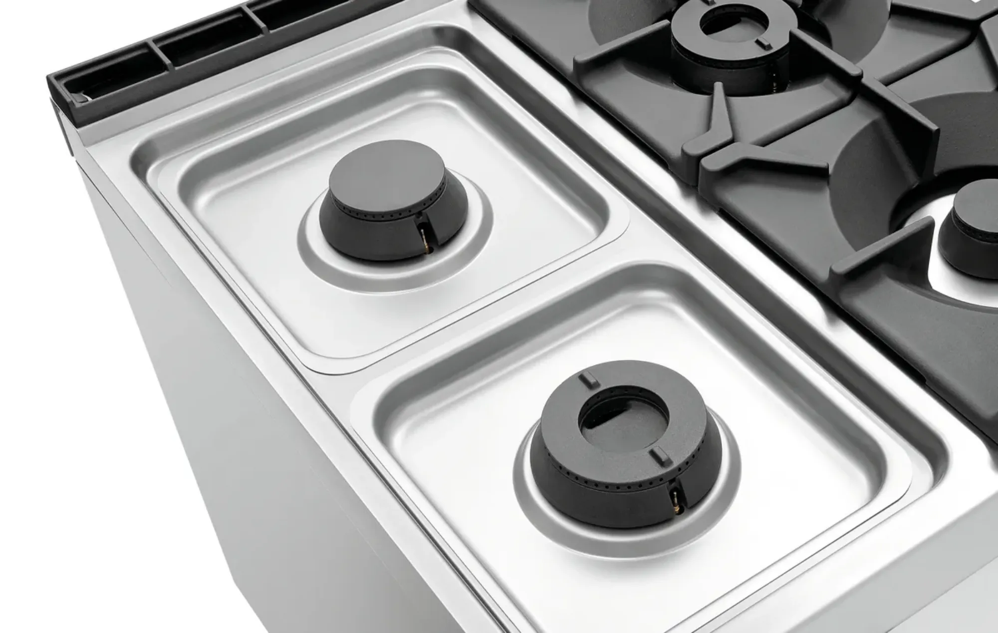 Picture of Bartscher Gas stove, 6BRs,el. oven,2/1GN NS