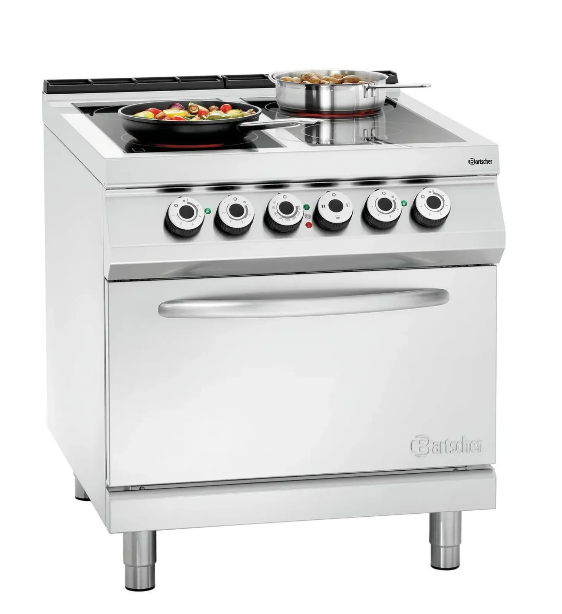 Picture of Bartscher Freestanding Ceramic Glass Top 2/1GN with Electric Oven