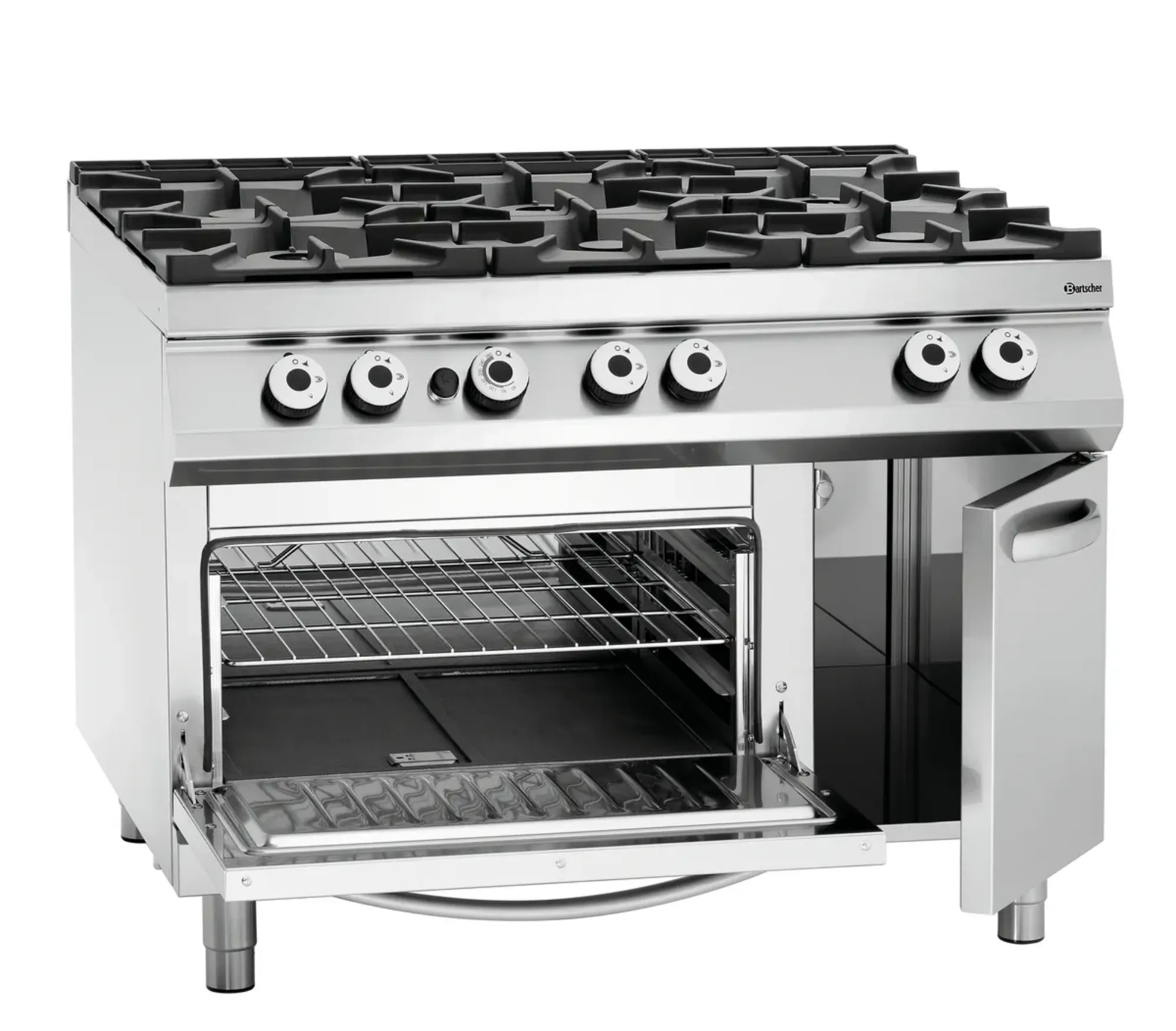 Picture of Bartscher Gas stove, 6BR, gsO 2/1GN, NS