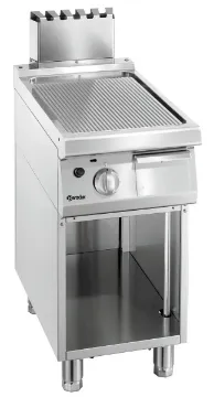 Picture of Bartscher Griddle plate gas 700,W400, grooved