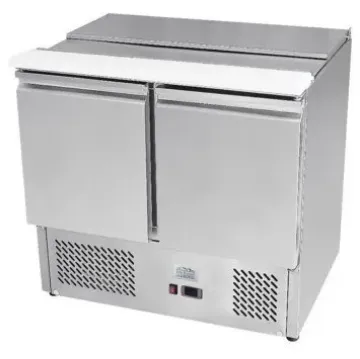 Picture of Ice-A-Cool ICE3800GR 2 Door Refrigerated Saladette Prep Counter 300 Litres